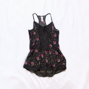 ilusion ⋆ mesh floral cami